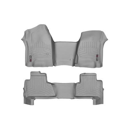 Weathertech Front and Rear Floorliners - Over The Hump, 465431-466072 465431-466072